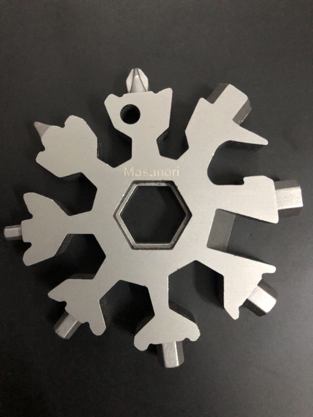 Multifunctional Snowflake - shaped Stainless Steel EDC Tool: 19 - in - 1 Handy Helper