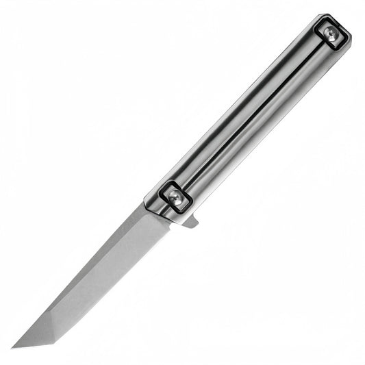 Sleek Folding Pocket Knife survival tools- Premium Stainless Steel with Modern Design