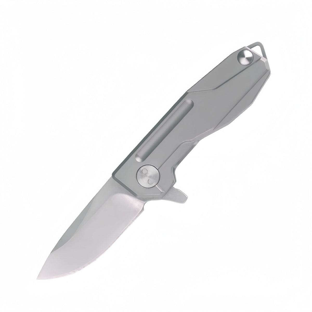 Compact Folding Pocket Knife survival tools- Durable Stainless Steel with Stunning Damascus - Style Blade