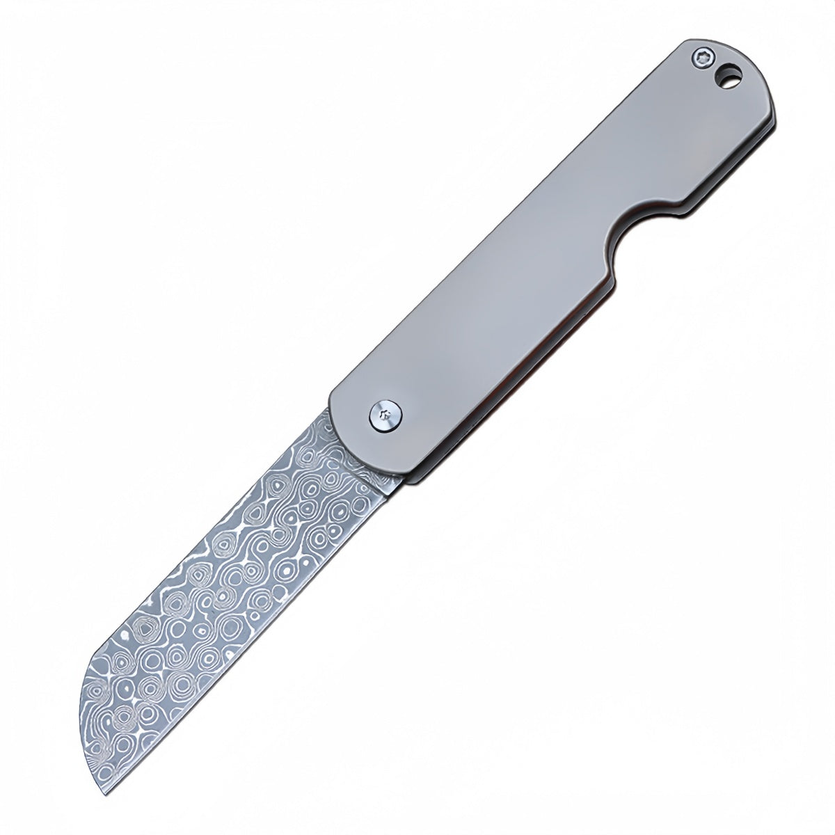 Exquisite Folding Pocket Knife with Hand survival tools- crafted Leather Sheath